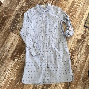 Hatley Anchor Striped Shirtdress